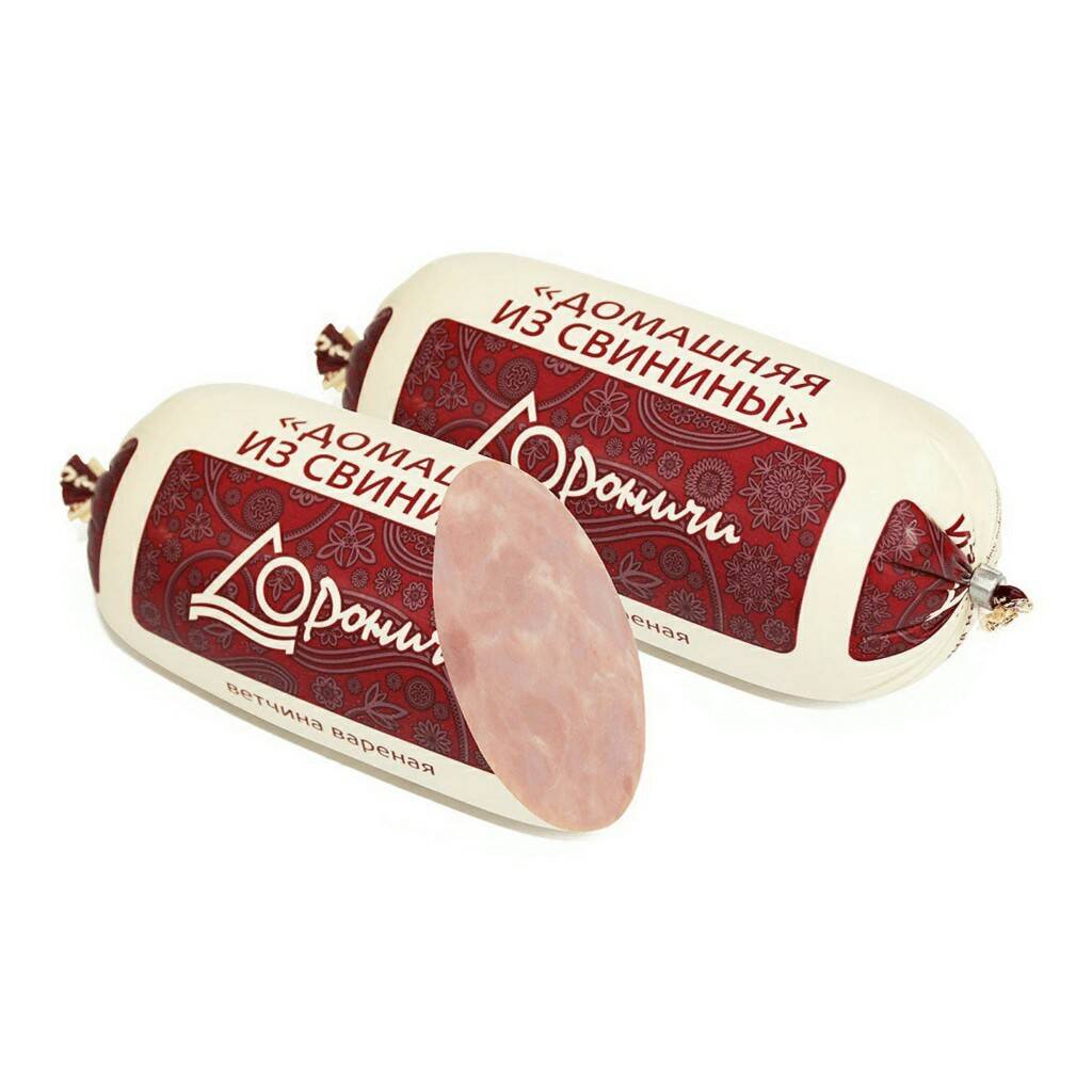 

Ветчина вареная Дороничи Нежная 400 г