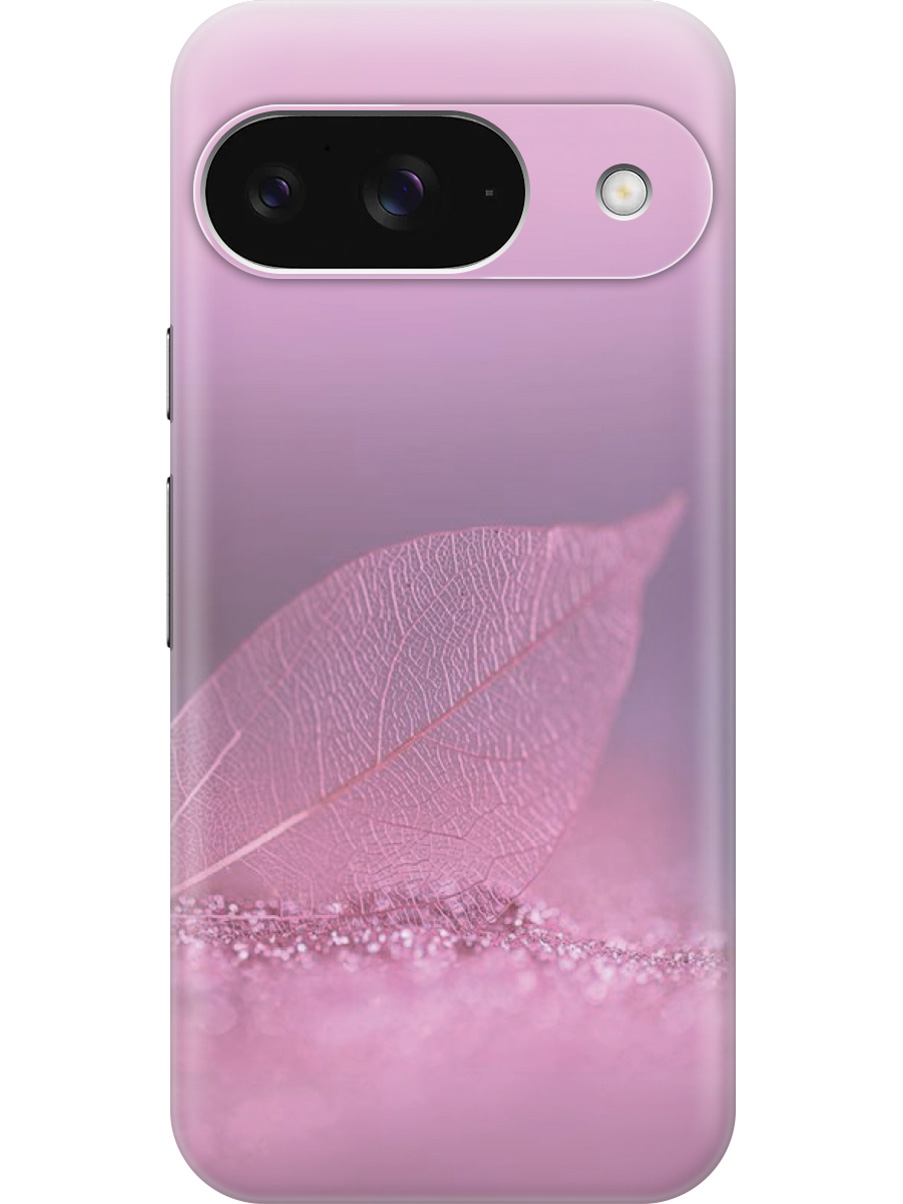 

Силиконовый чехол на Google Pixel 9 с принтом "Листок в розовых блестках", Прозрачный;розовый;фиолетовый, 784809722