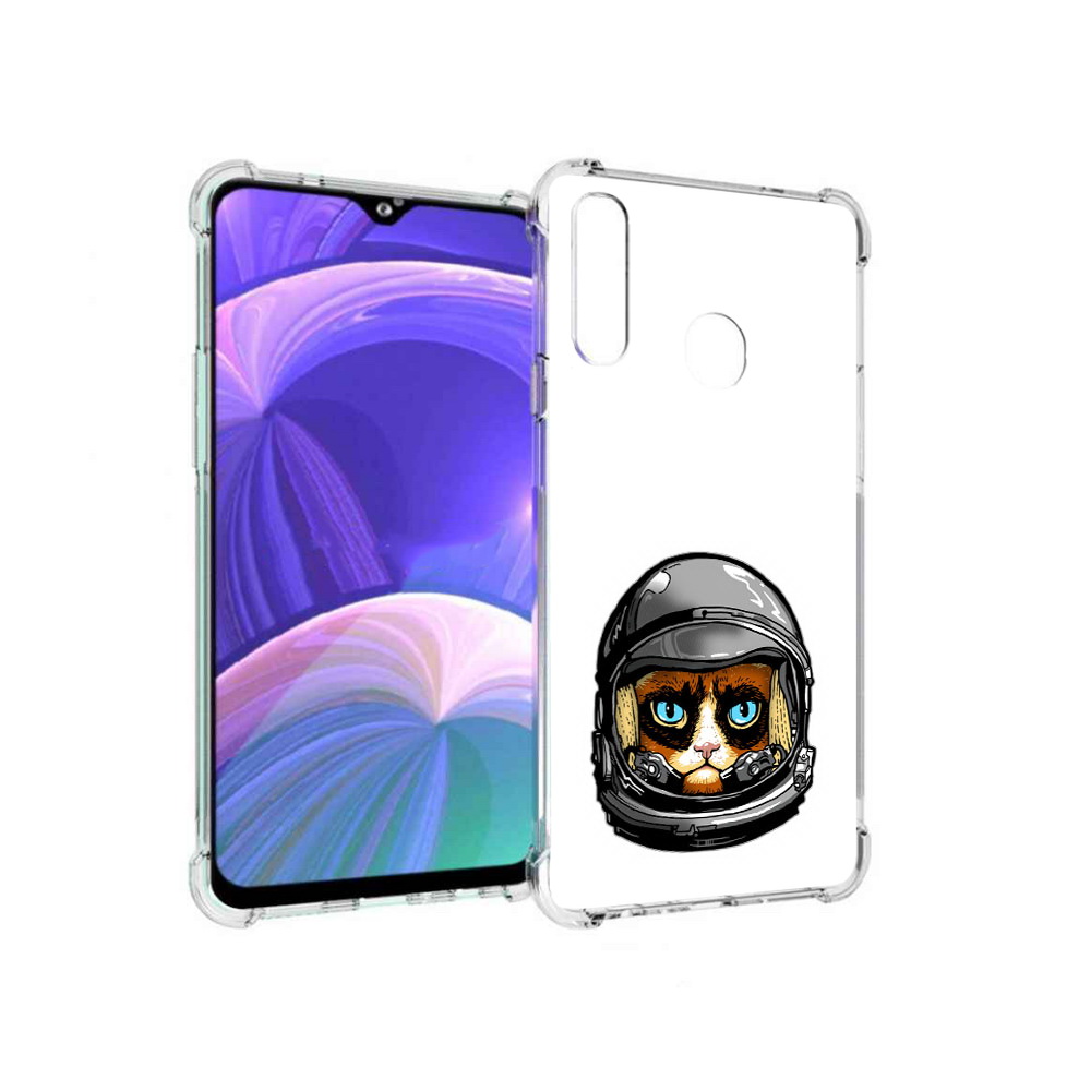 Чехол MyPads Tocco для Samsung Galaxy A20s кот космонавт (PT139755.554.400)