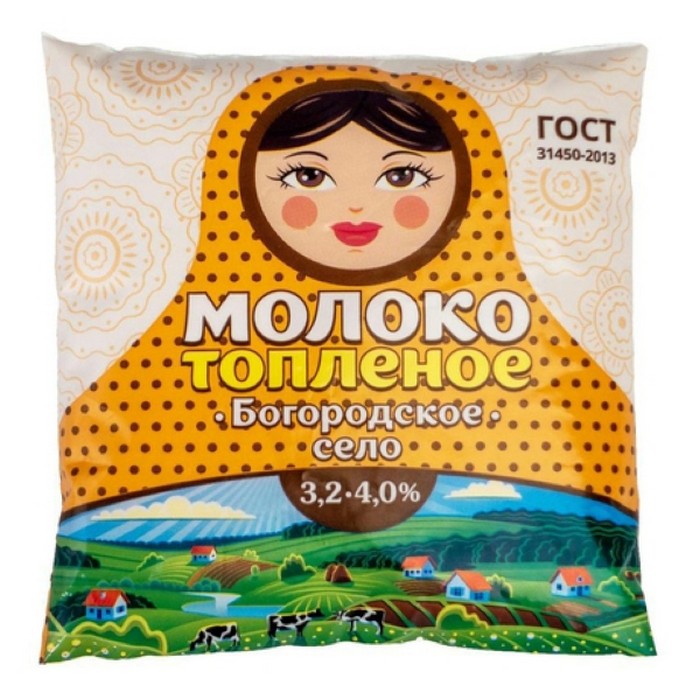 

Молоко 3,2 - 4% топленое 500 г Богородское село БЗМЖ