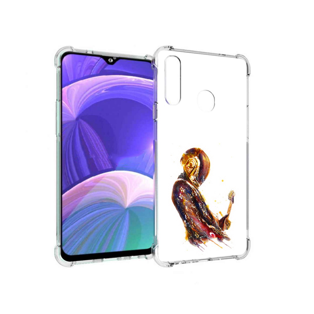 

Чехол MyPads Tocco для Samsung Galaxy A20s космо-музыкант (PT139755.554.393), Прозрачный, Tocco