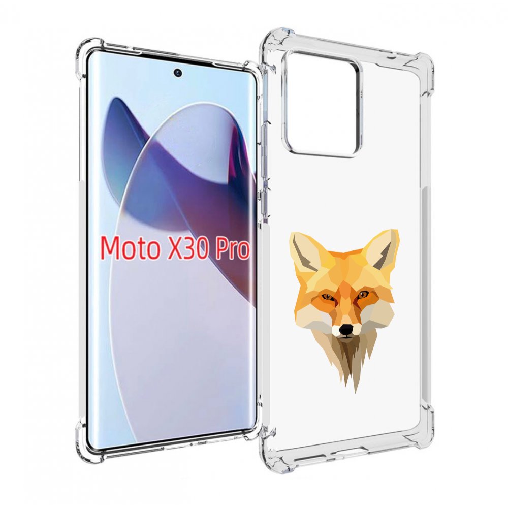 

Чехол MyPads голова-лисы для Motorola Moto X30 Pro, Прозрачный, Tocco