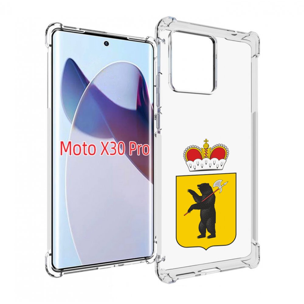 

Чехол MyPads герб-ярославская-область для Motorola Moto X30 Pro, Прозрачный, Tocco