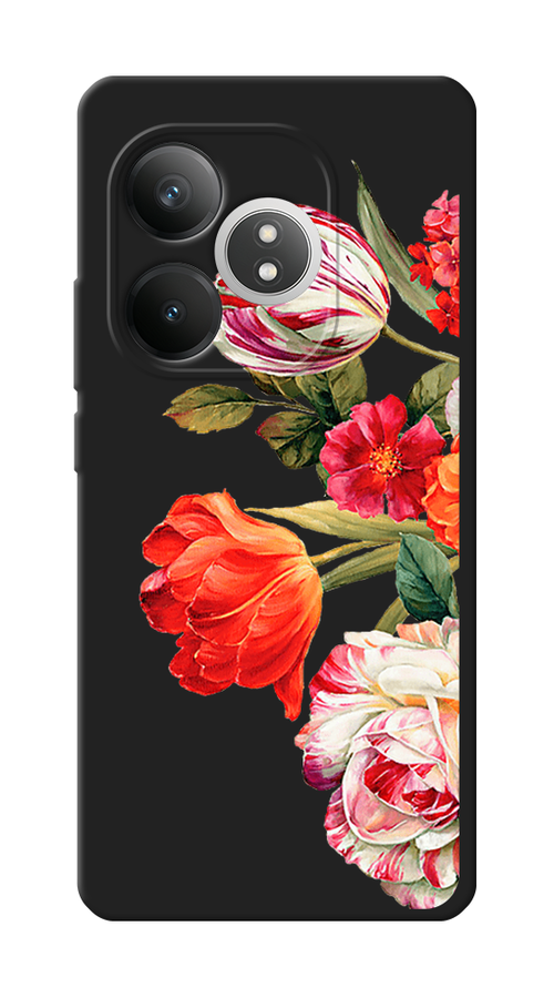 

Чехол Awog на Realme GT 6T "Весенний букет", Красный;розовый;зеленый, 2517552-1