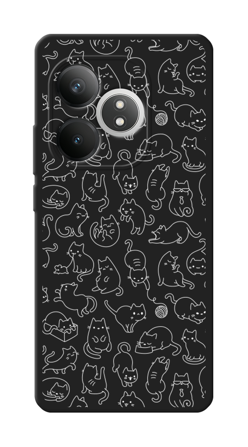 

Чехол Awog на Realme GT 6T "Шкодливые котики", Прозрачный;бежевый, 2517552-1
