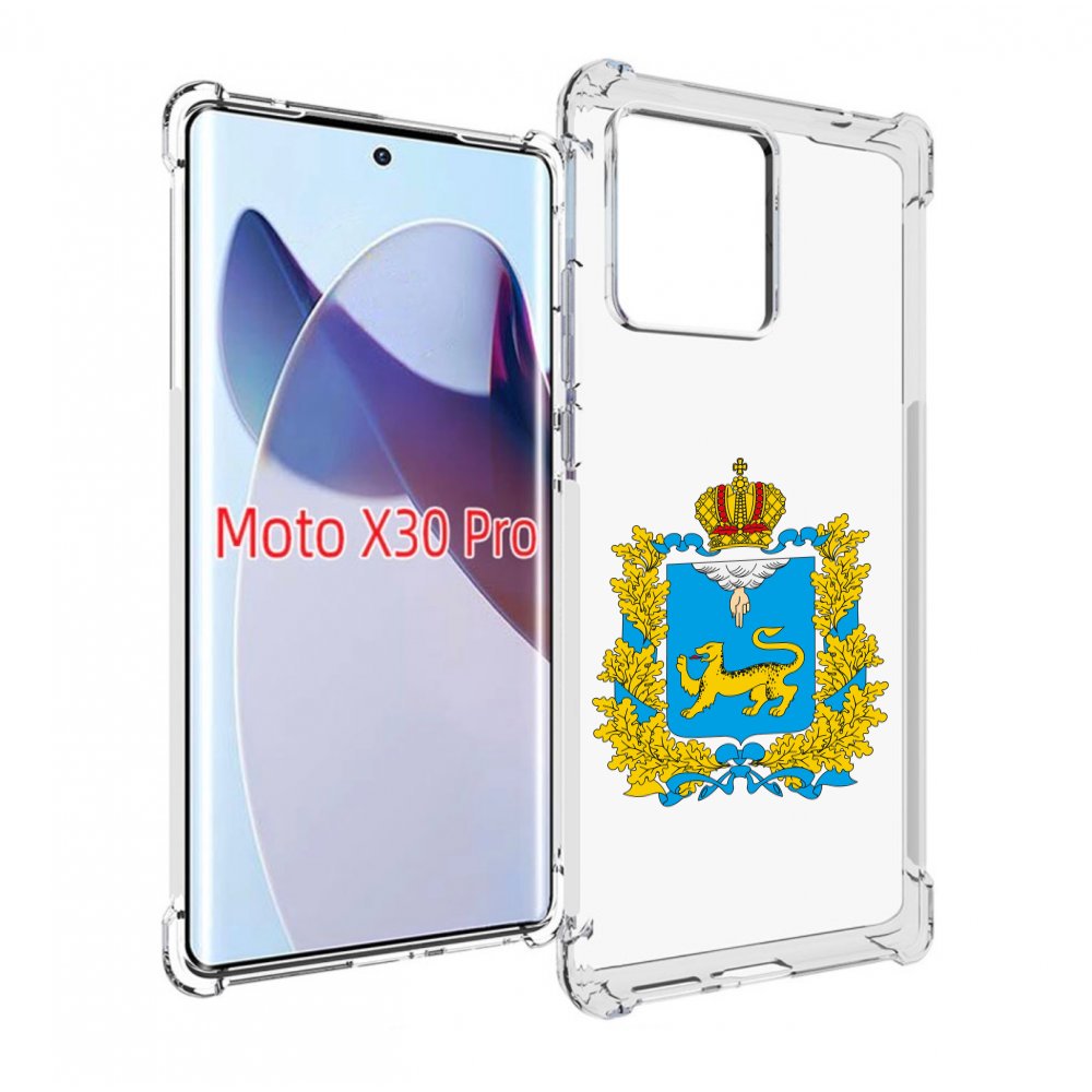 

Чехол MyPads герб-псковская-область для Motorola Moto X30 Pro, Прозрачный, Tocco