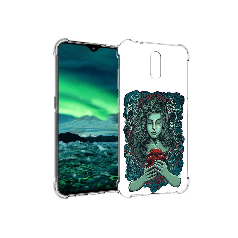 

Чехол MyPads Tocco для Nokia 2.3 спящая девушка (PT142254.97.619), Прозрачный, Tocco