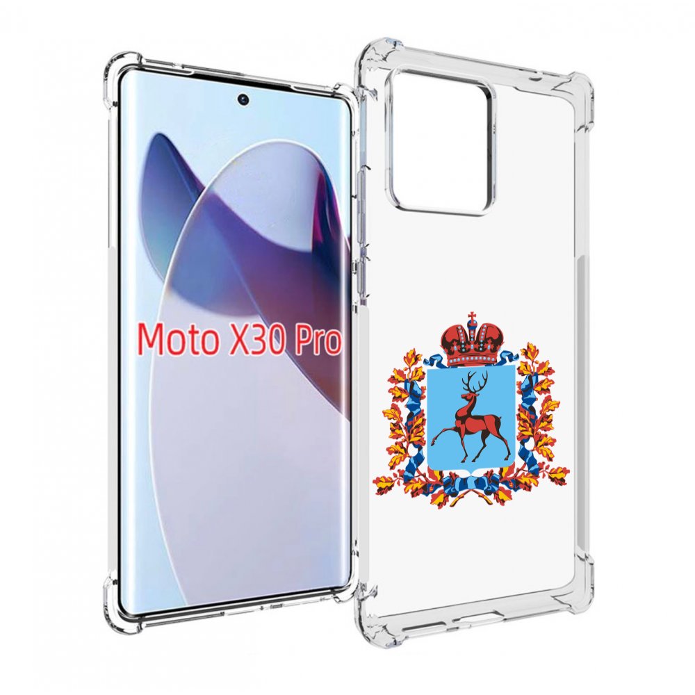 

Чехол MyPads герб-нижегородская-область для Motorola Moto X30 Pro, Прозрачный, Tocco