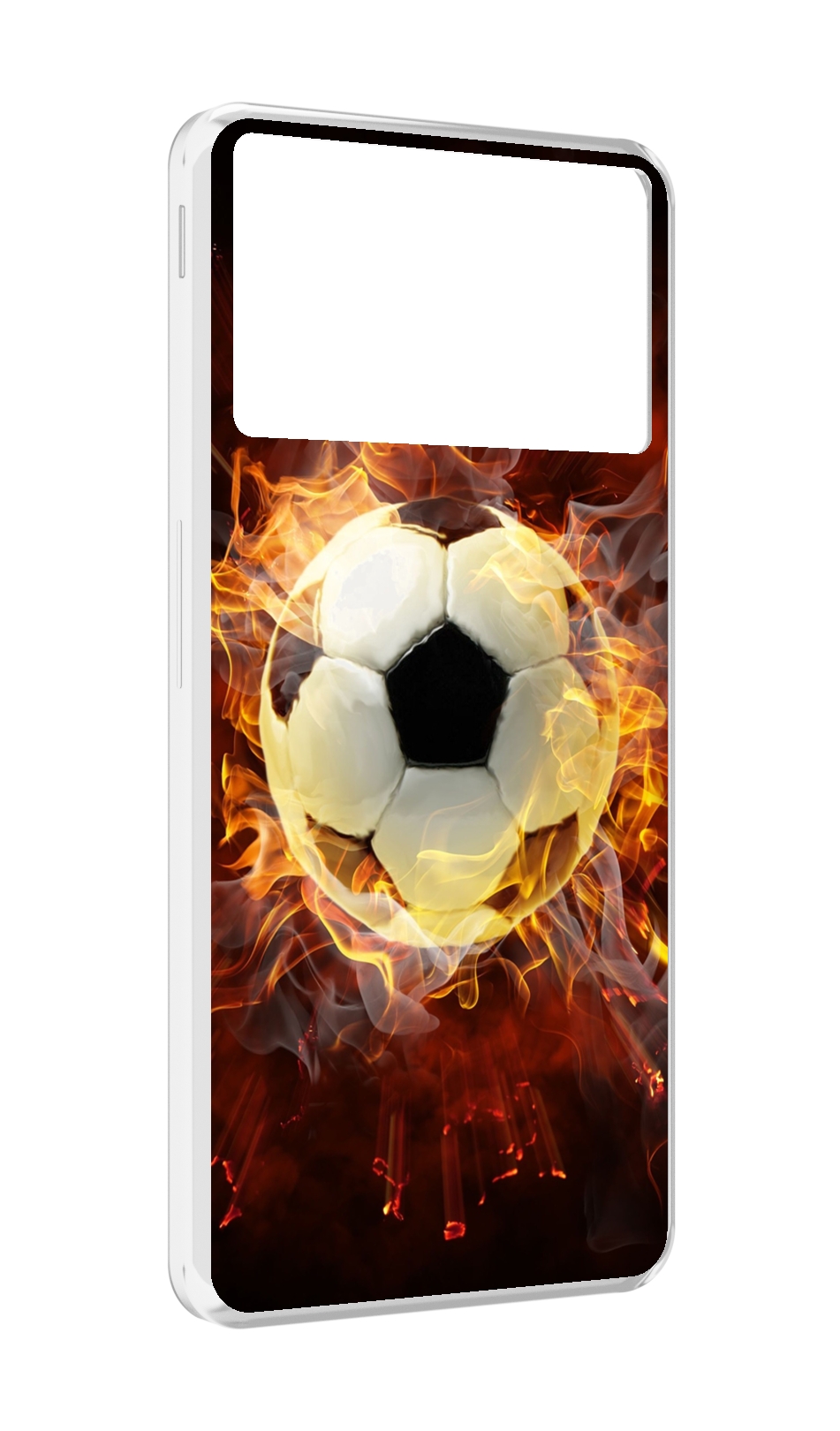 

Чехол MyPads Огненный-мяч для ZTE Nubia Z40S Pro, Прозрачный, Tocco