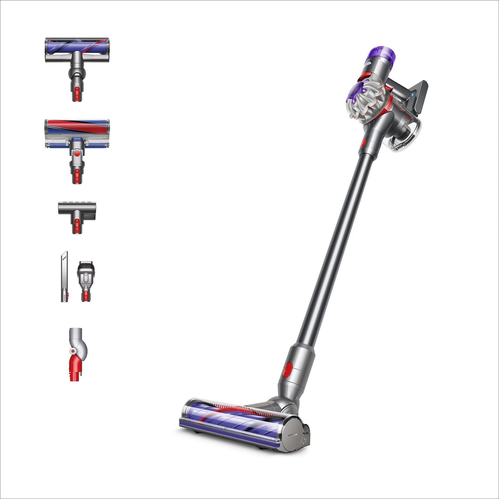 фото Вертикальный пылесос dyson absolute серебристый