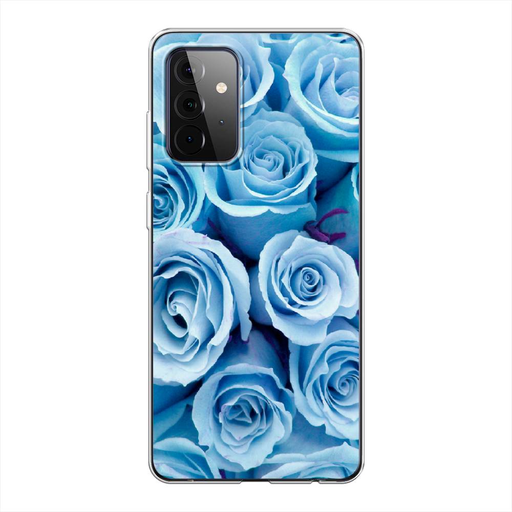 

Чехол Awog на Samsung Galaxy A72 / Самсунг A72 "Лазурные розы", Разноцветный, 2101950-8
