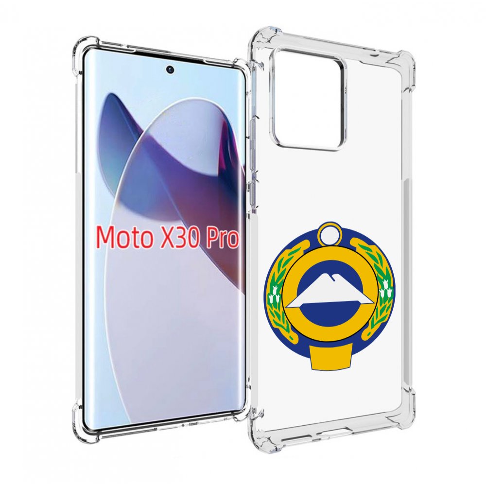 

Чехол MyPads герб-карачаево-черкессия для Motorola Moto X30 Pro, Прозрачный, Tocco