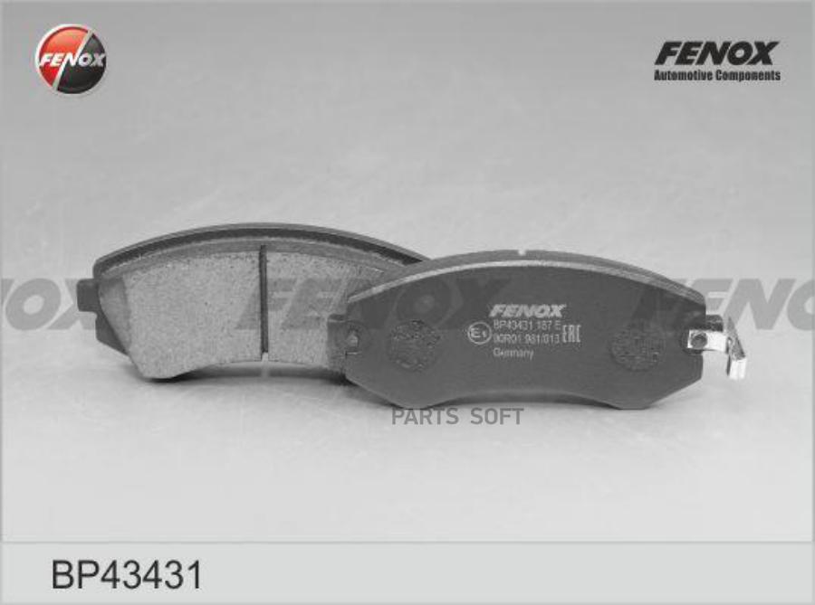 

Колодки Передние Nissan Almera, 1.4i-2.0d, 96- Bp43431 FENOX арт. BP43431