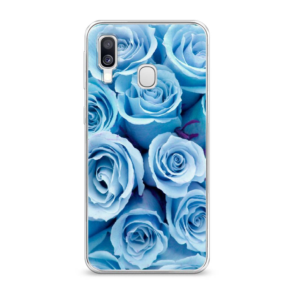 

Чехол Awog на Samsung Galaxy A40 "Лазурные розы", Разноцветный, 28050-8