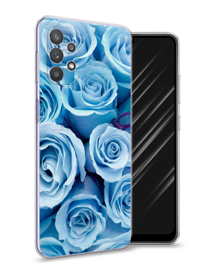 

Чехол Awog на Samsung Galaxy A32 / Самсунг A32 "Лазурные розы", Разноцветный, 2102050-8