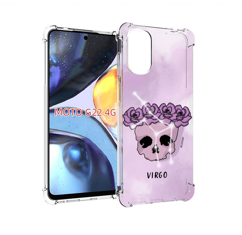 

Чехол MyPads знак зодиака дева 2 для Motorola Moto G22 4G, Прозрачный, Tocco
