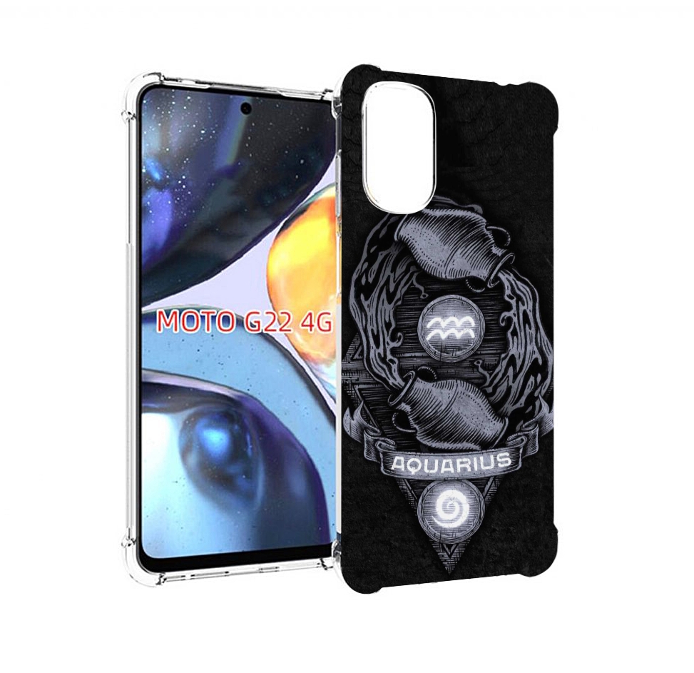 

Чехол MyPads знак зодиака водолеи 6 для Motorola Moto G22 4G, Прозрачный, Tocco