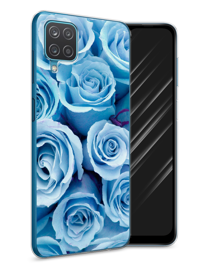 

Чехол Awog на Samsung Galaxy A12 / Самсунг A12 "Лазурные розы", Разноцветный, 2101650-8