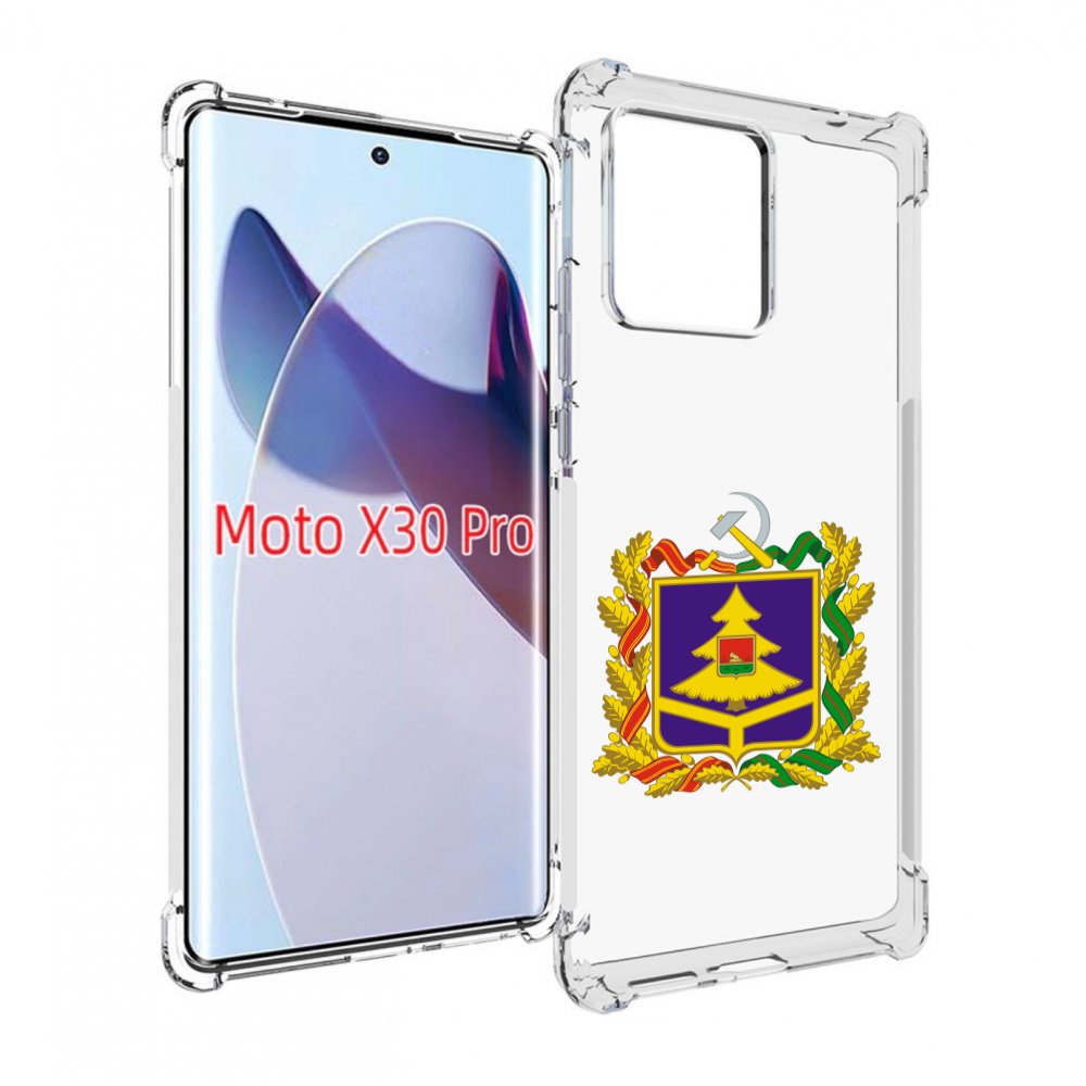 

Чехол MyPads герб-брянскои-области для Motorola Moto X30 Pro, Прозрачный, Tocco