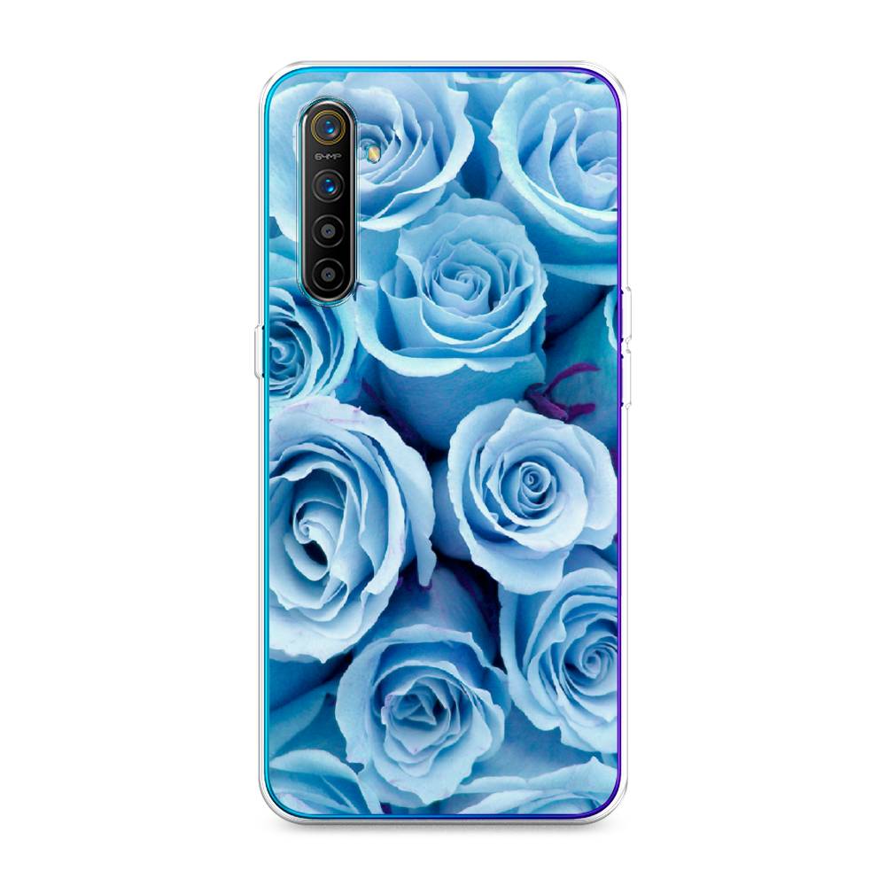

Чехол Awog на Realme XT "Лазурные розы", Разноцветный, 251450-8