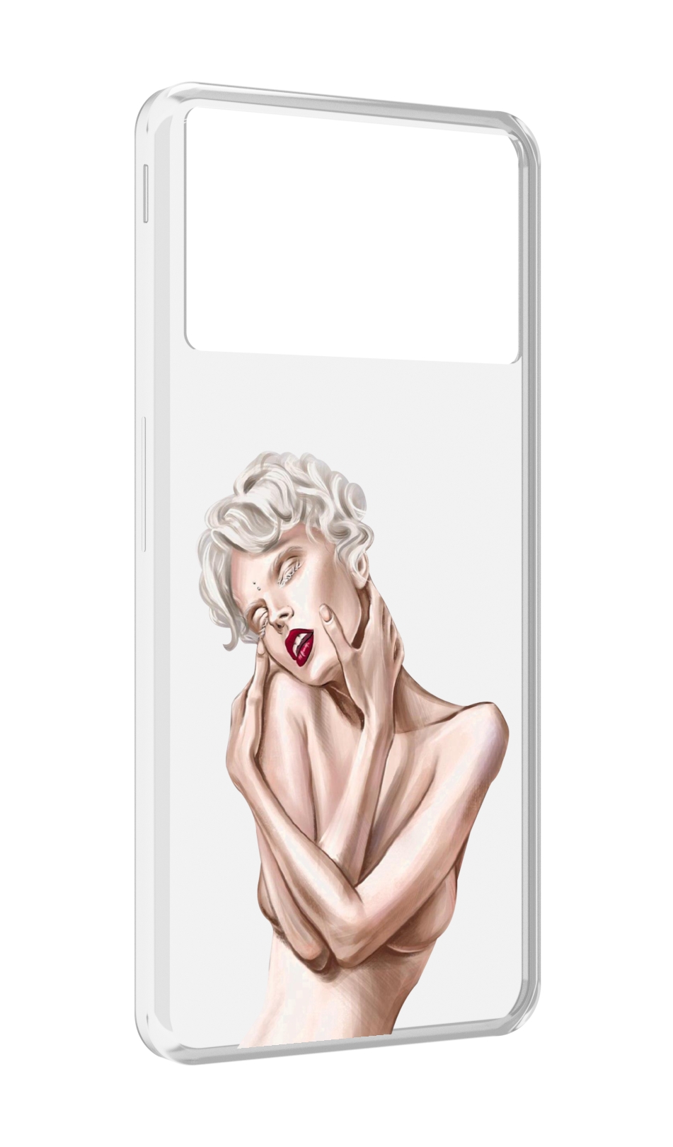 

Чехол MyPads Мигера женский для ZTE Nubia Z40S Pro, Прозрачный, Tocco
