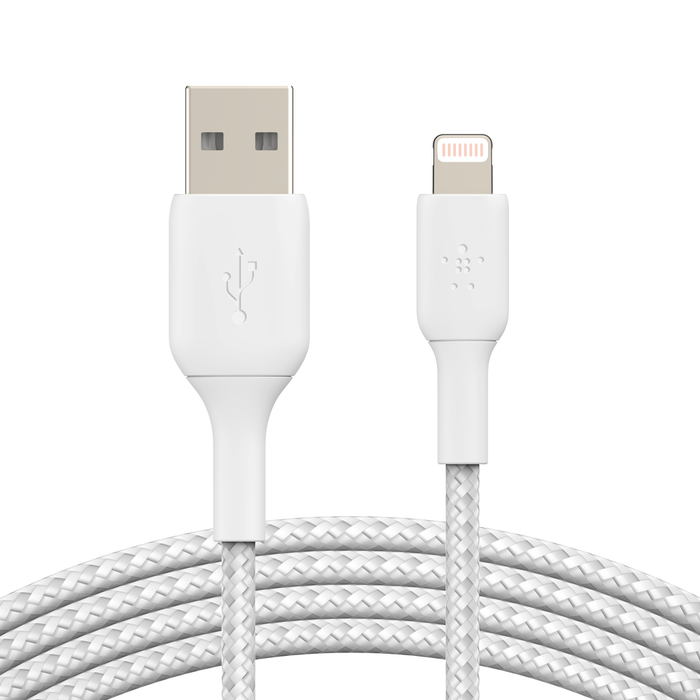 

Кабель Belkin Premium Braided A-LTG USB - Lightning, 1 м, белый (CAA002bt1MWH), Premium Braided A-LTG