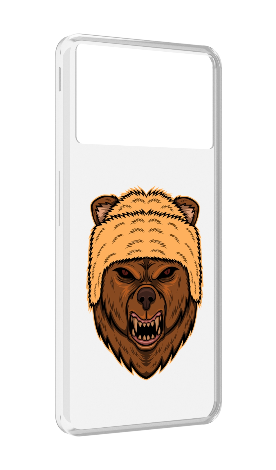 Чехол MyPads Медведь-в-шапке для ZTE Nubia Z40S Pro