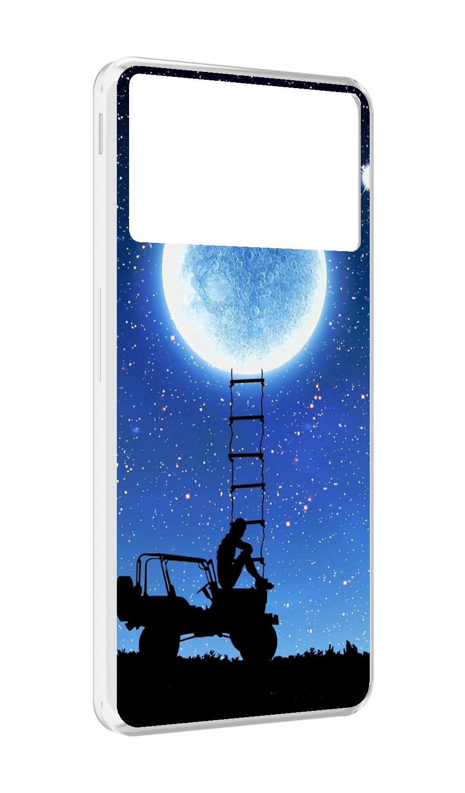 

Чехол MyPads Машина-на-лун для ZTE Nubia Z40S Pro, Прозрачный, Tocco
