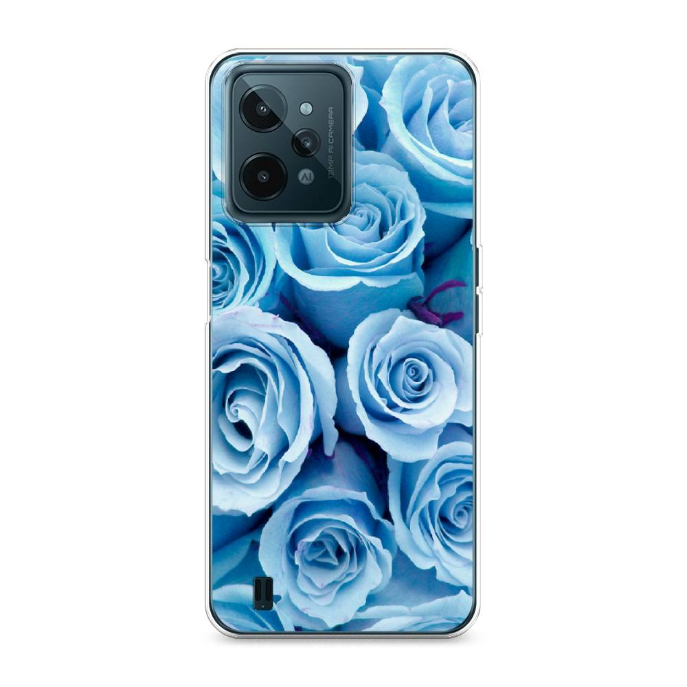 

Чехол Awog на Realme C31 "Лазурные розы", Разноцветный, 259350-8