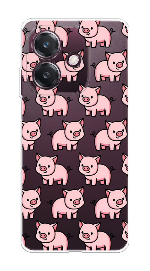 

Чехол на Oppo A3 "Веселые поросята", Розовый;черный;прозрачный, 2518650-1