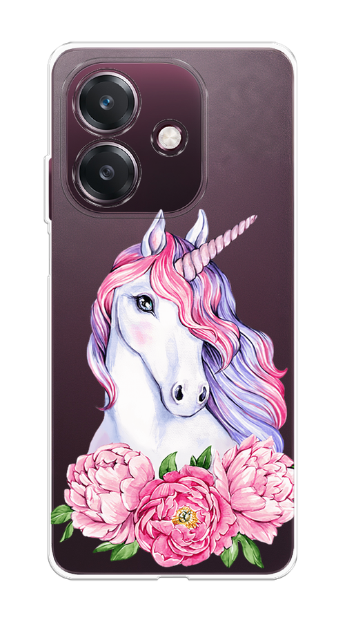 

Чехол на Oppo A3 "Единорог с пионами", Розовый;белый;зеленый, 2518650-1