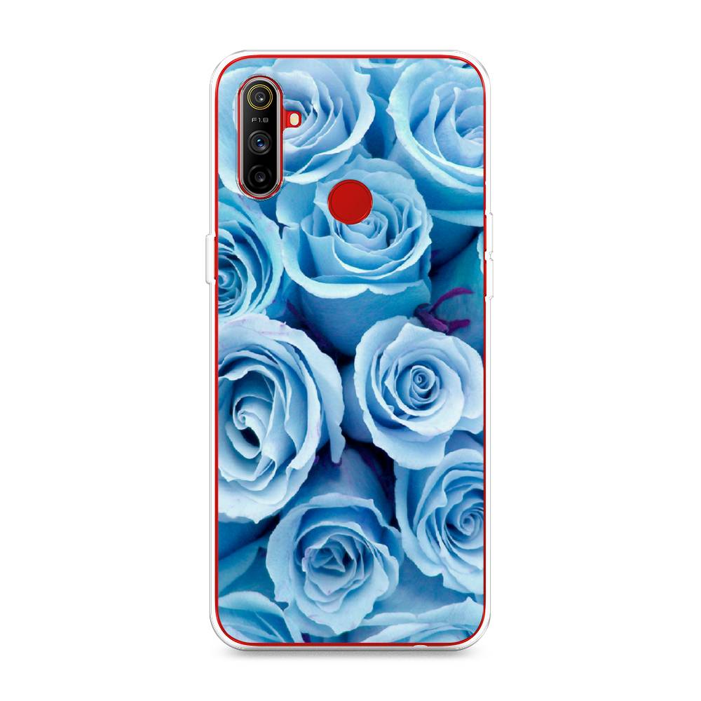 

Чехол Awog на Realme C3 "Лазурные розы", Разноцветный, 253050-8