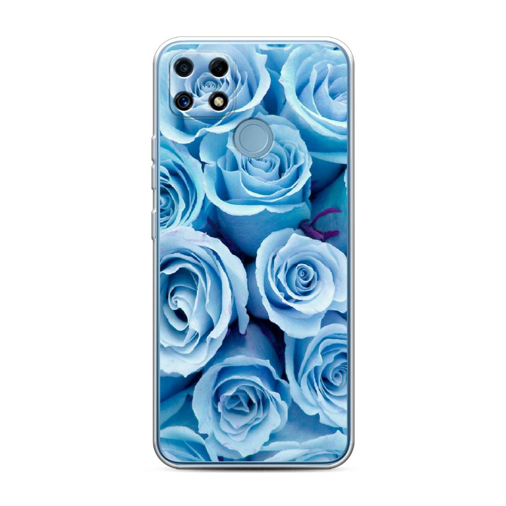 

Чехол Awog на Realme C25/C25s "Лазурные розы", Разноцветный, 256950-8