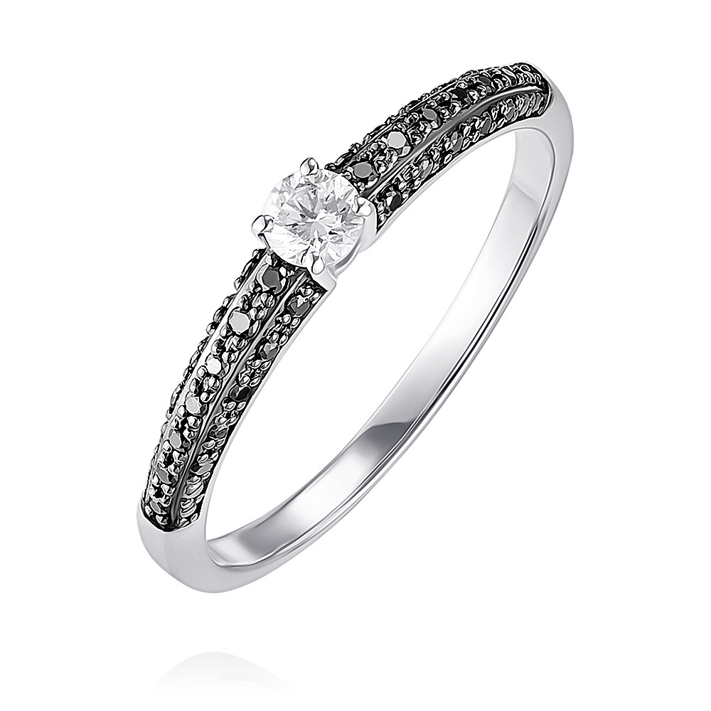 

Кольцо из белого золота с бриллиантом р. 17 ADAMAS 14037786/01-А51ДЧ-421, 14037786/01-А51ДЧ-421