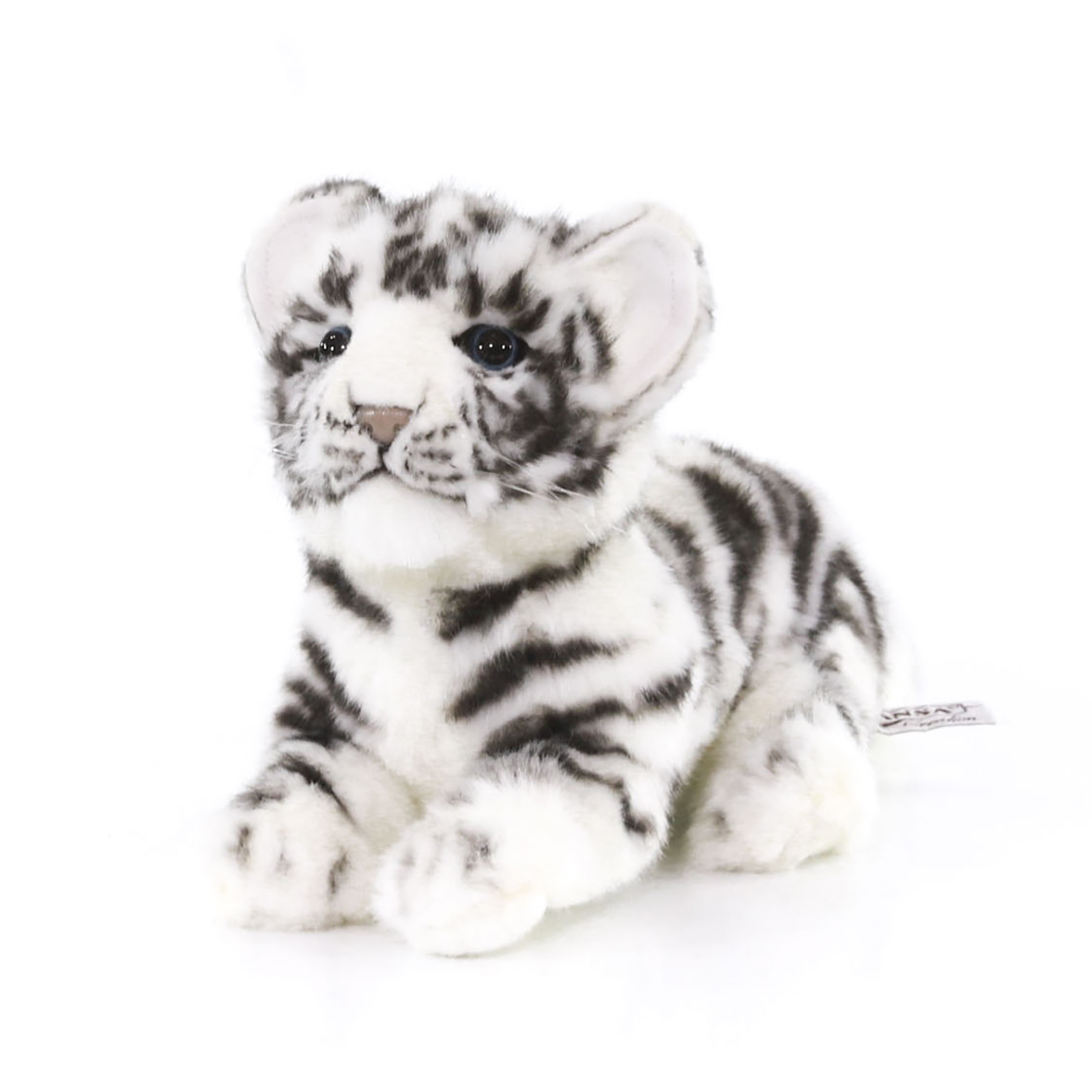 Реалистичная мягкая игрушка Hansa Creation Детеныш белого тигра, 26 см реалистичная мягкая игрушка hansa creation персидский кот табби рыже белый 45см
