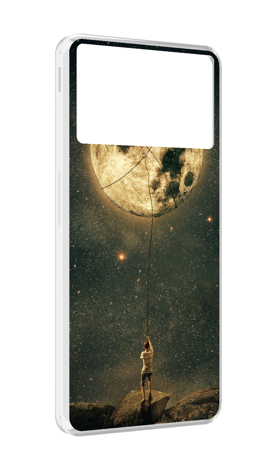 

Чехол MyPads Луна-светит для ZTE Nubia Z40S Pro, Прозрачный, Tocco
