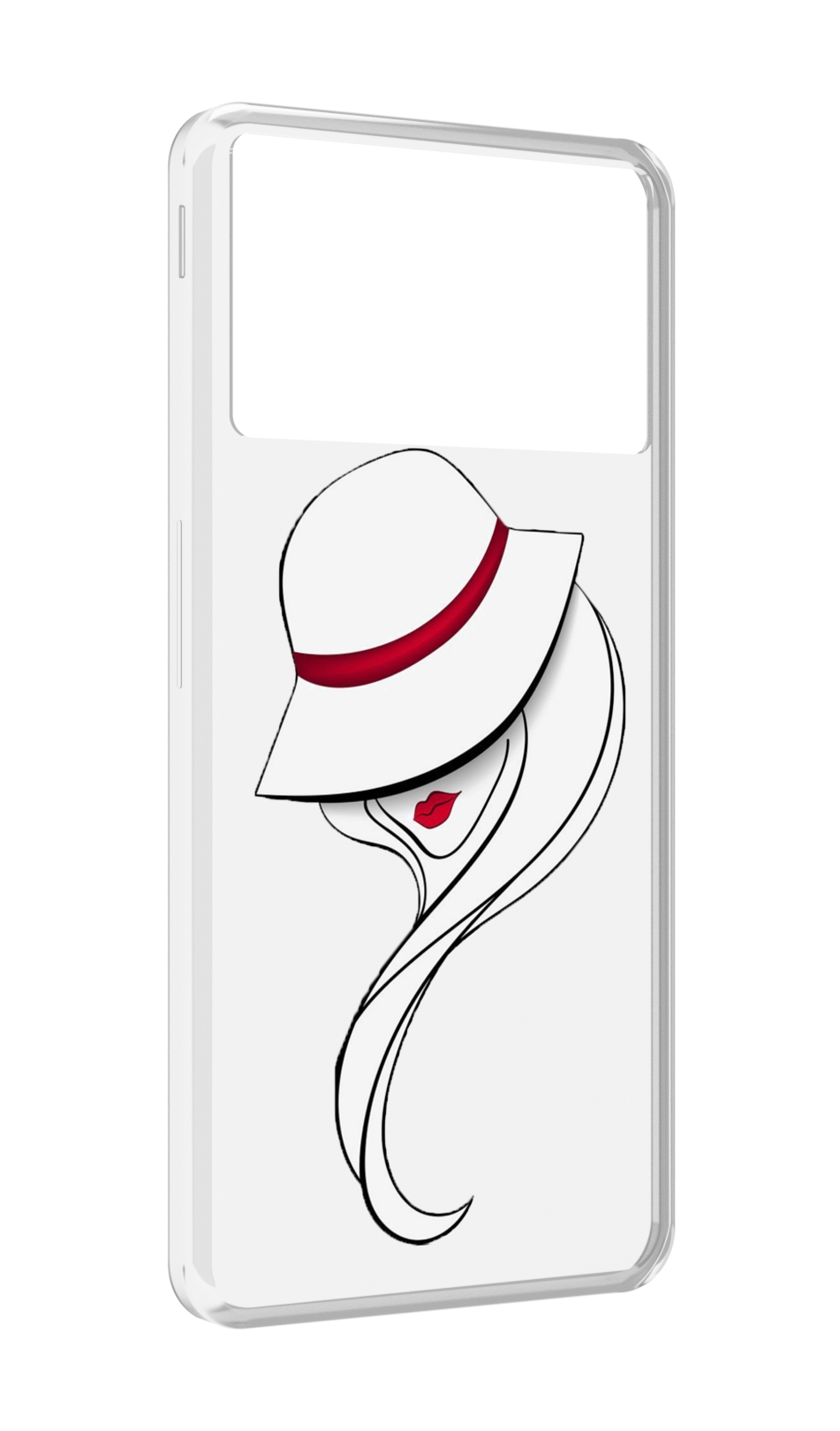 

Чехол MyPads Лого женский для ZTE Nubia Z40S Pro, Прозрачный, Tocco