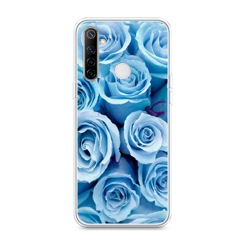 

Чехол Awog на Realme 6i "Лазурные розы", Разноцветный, 252950-8