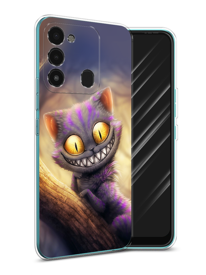 

Чехол Awog на Tecno Spark Go 2022/8С/9 "Cheshire Cat", Разноцветный, 301250-1