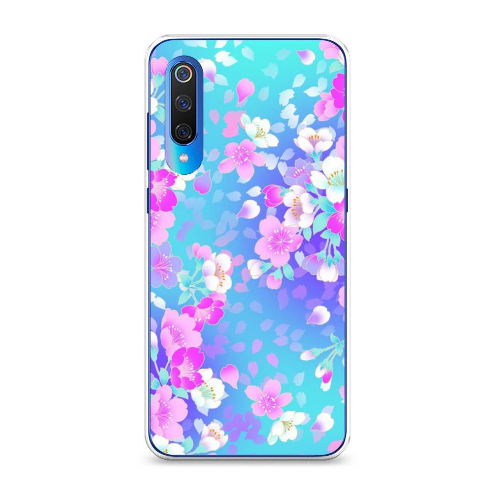 

Чехол Awog на Xiaomi Mi 9 "Яблоневые цветы", Разноцветный, 34850-8