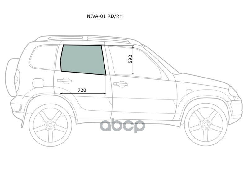 

Стекло Заднее Правое Опускное Chevrolet Niva 02- Xyg Арт. Niva-01 Rd/Rh