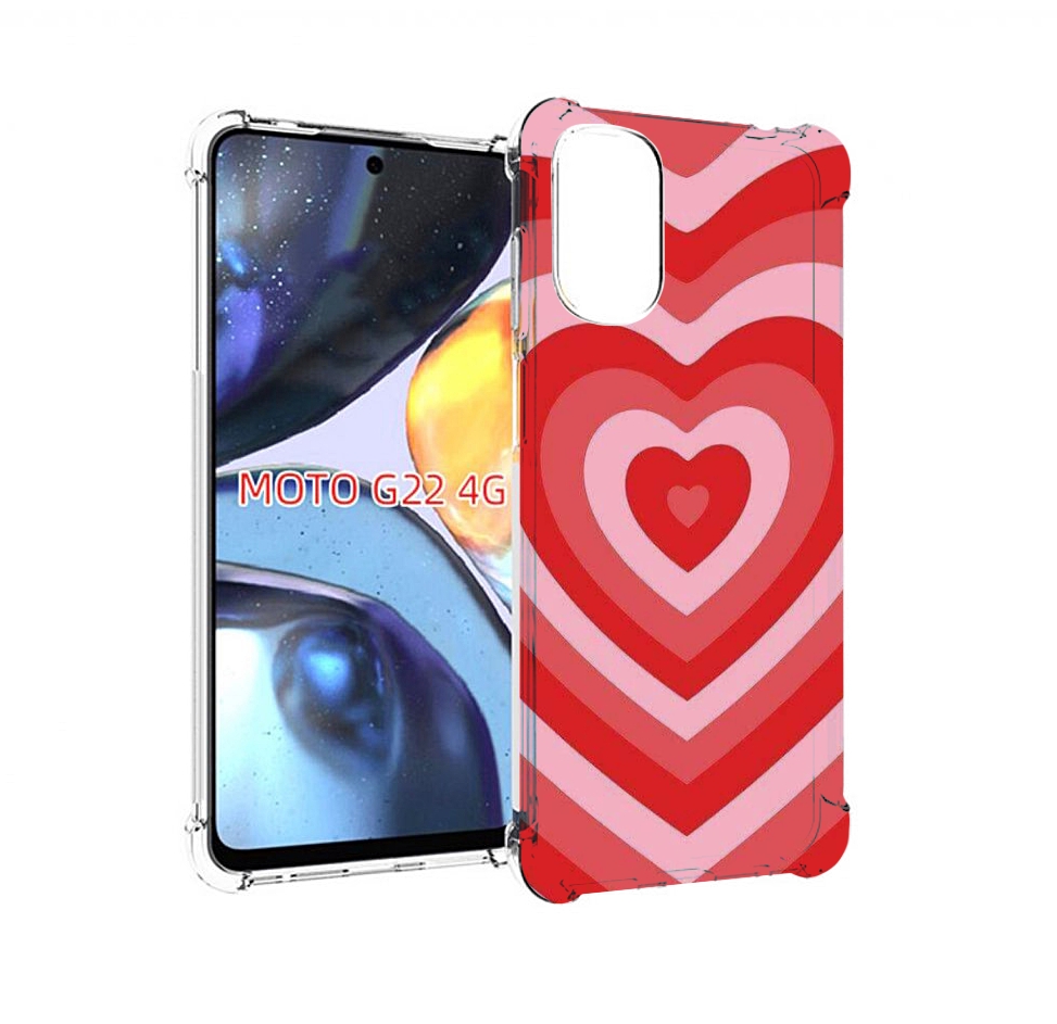 

Чехол MyPads завораживающее сердце женский для Motorola Moto G22 4G, Прозрачный, Tocco