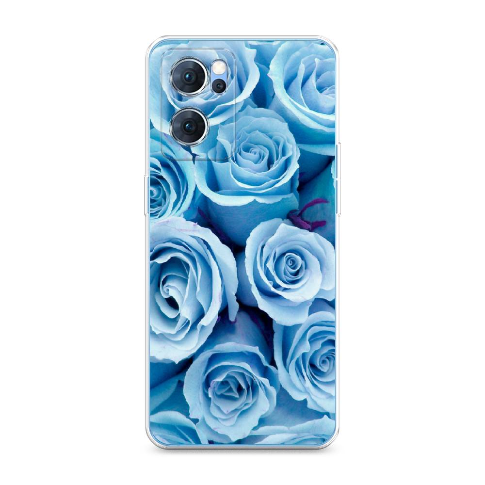 

Чехол Awog на Oppo Reno 7 5G "Лазурные розы", Разноцветный, 258150-8