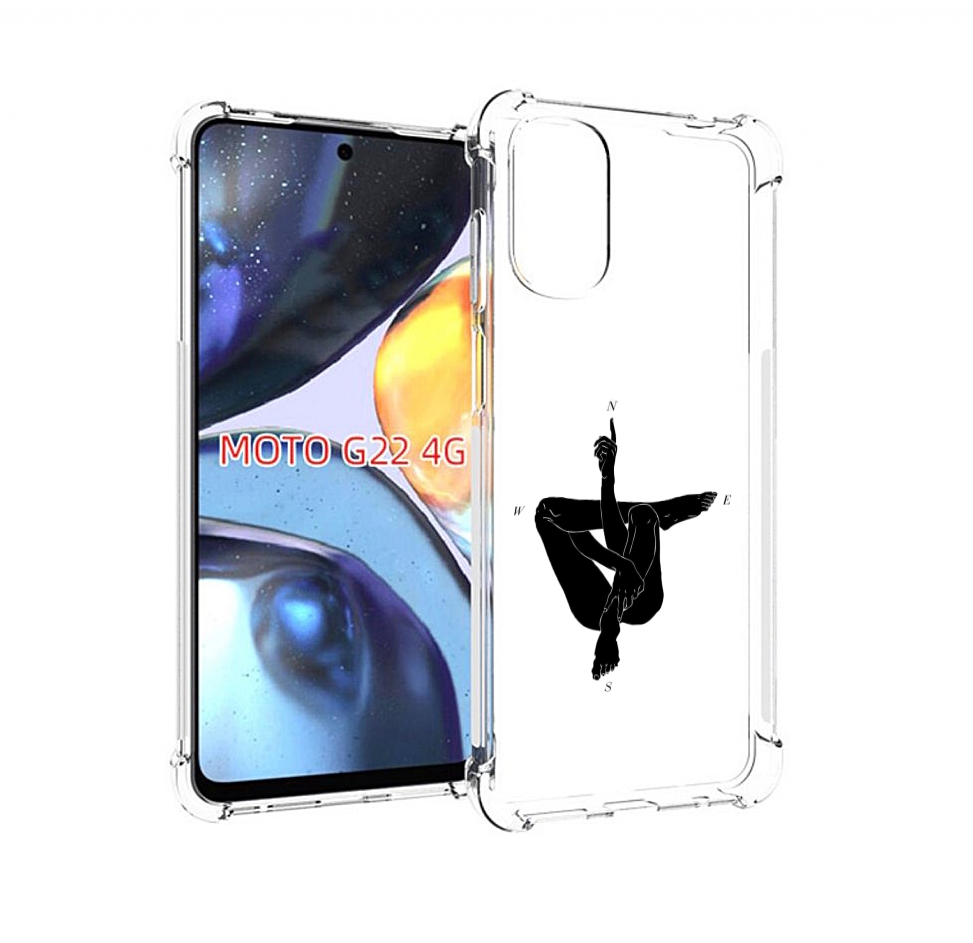 

Чехол MyPads живой компас для Motorola Moto G22 4G, Прозрачный, Tocco