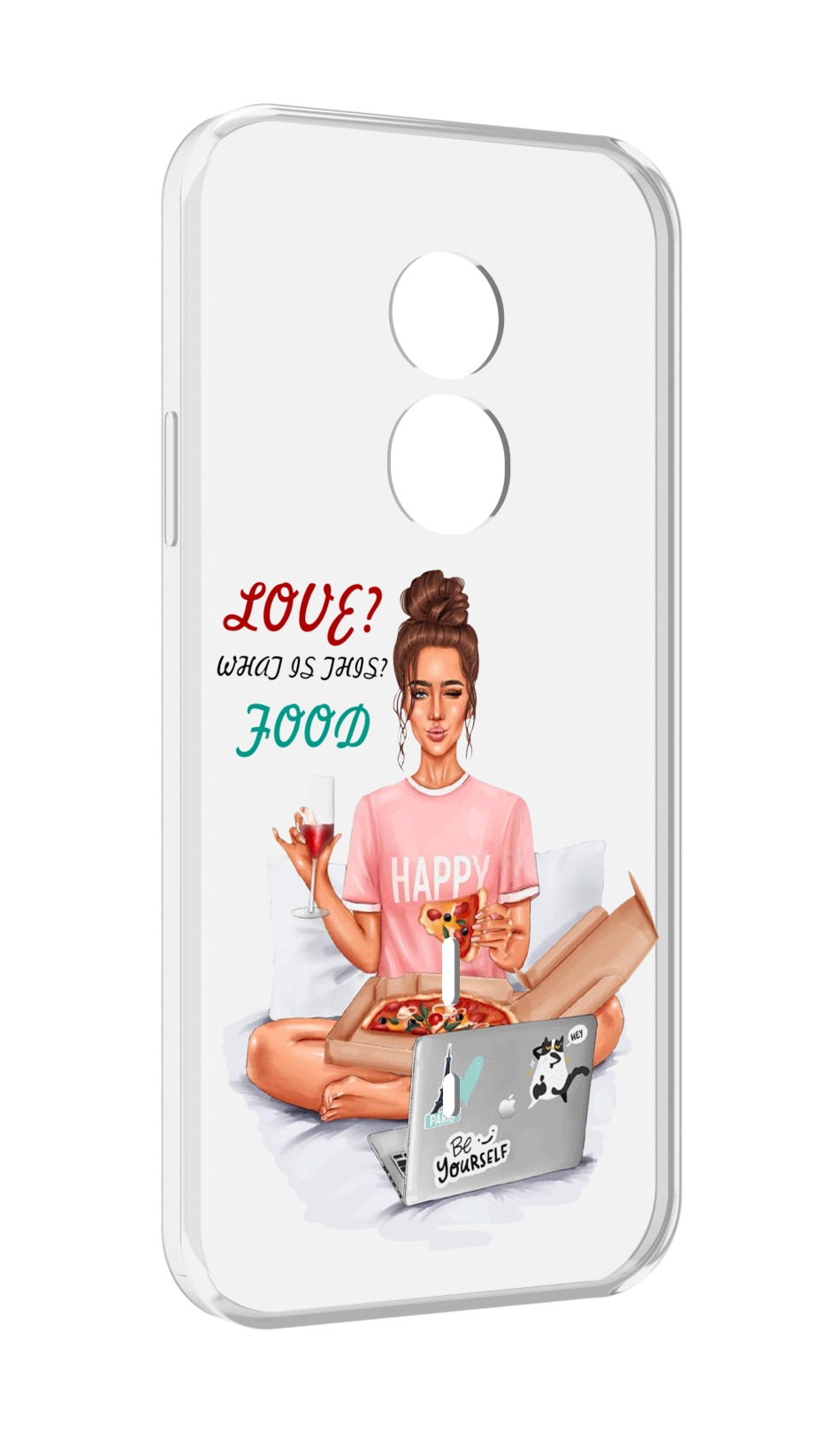 

Чехол MyPads девушка-с-ноутбуком женский для Doogee S51, Прозрачный, Tocco