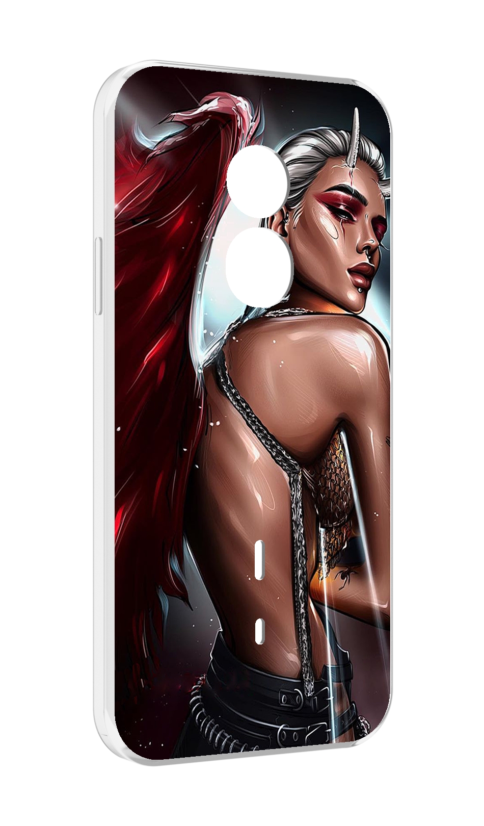 

Чехол MyPads девушка-с-крыльями женский для Doogee S51, Прозрачный, Tocco