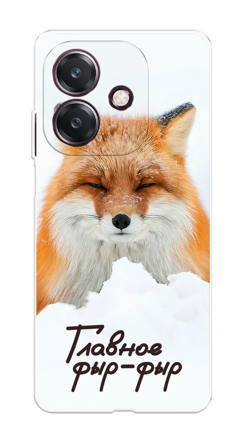 

Чехол на Oppo A3 "Снежный фыр-фыр", Оранжевый;белый;коричневый, 2518650-1