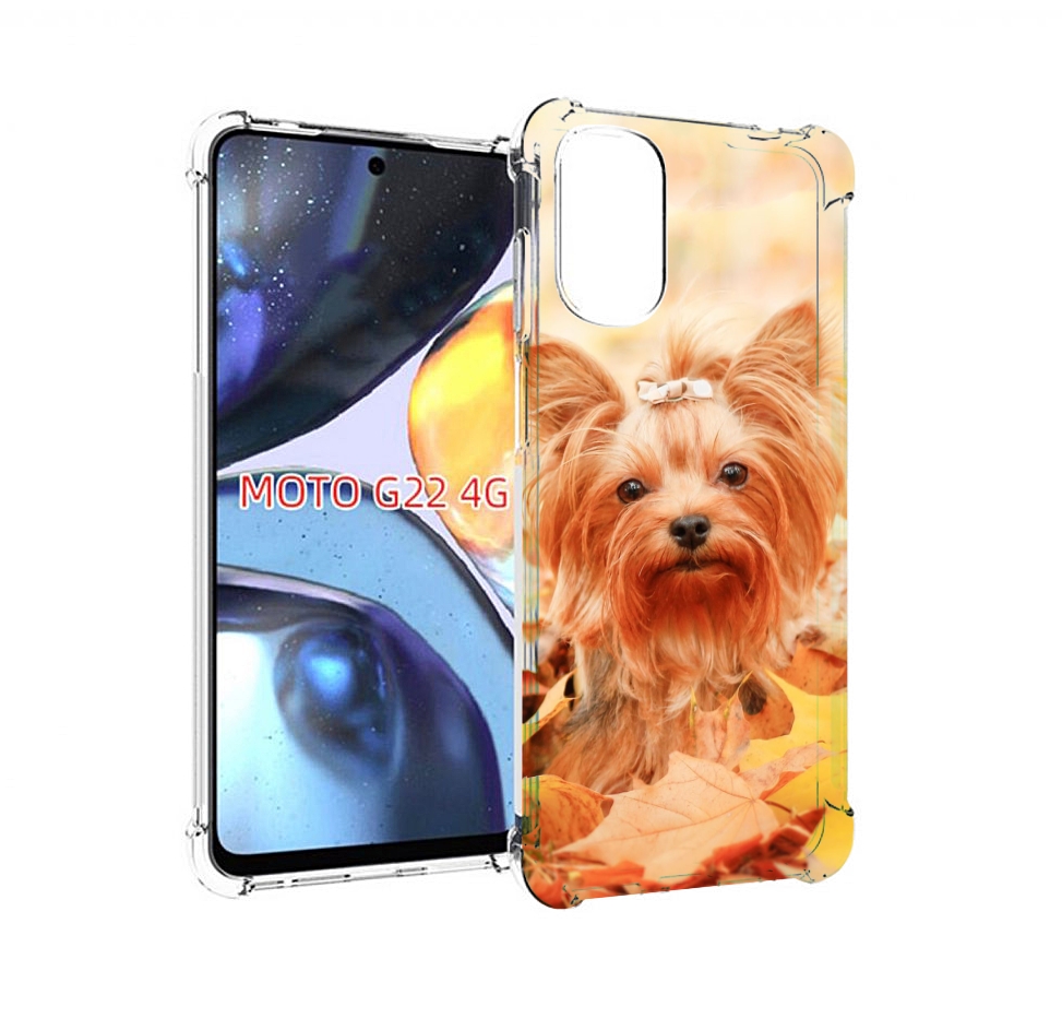 

Чехол MyPads еркширдскии терьер иорк для Motorola Moto G22 4G, Прозрачный, Tocco