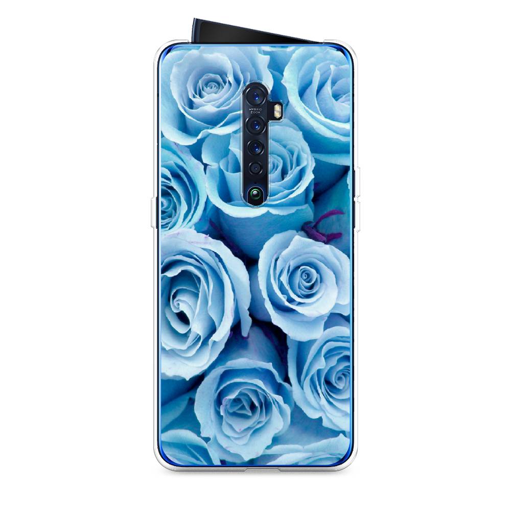 

Чехол Awog на Oppo Reno 2 "Лазурные розы", Разноцветный, 253550-8