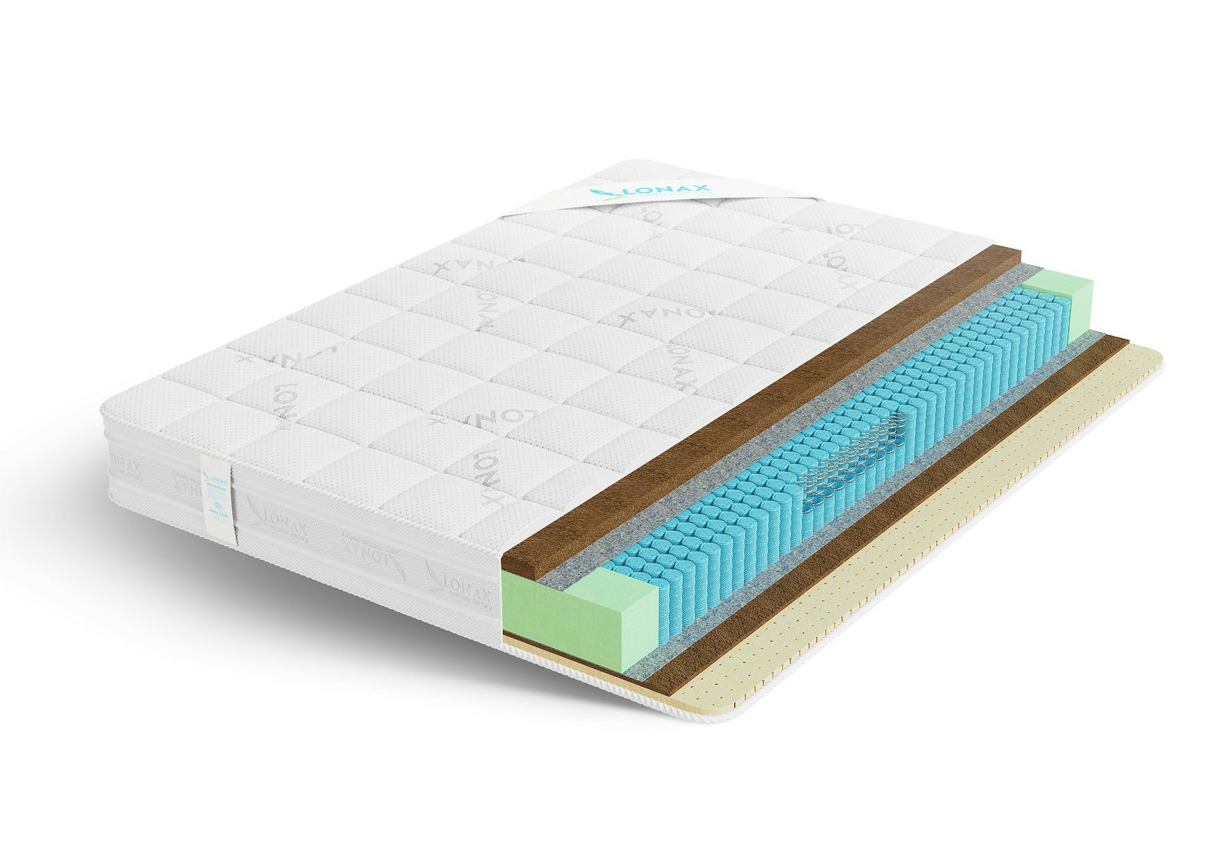 

Матрас Lonax Cocos Medium Light S1000 165x190, Cocos Medium Light S1000